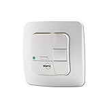 Zwischenposition Wandsender UniTec-868 alpinweiß für Rollläden und Jalousien