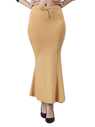 Image of TWIN BIRDS Saree Shapewear for Women | Super Soft Viscose Elastane Saree Petticoat Skirt | Stretchable & Comfortable SareeShaper