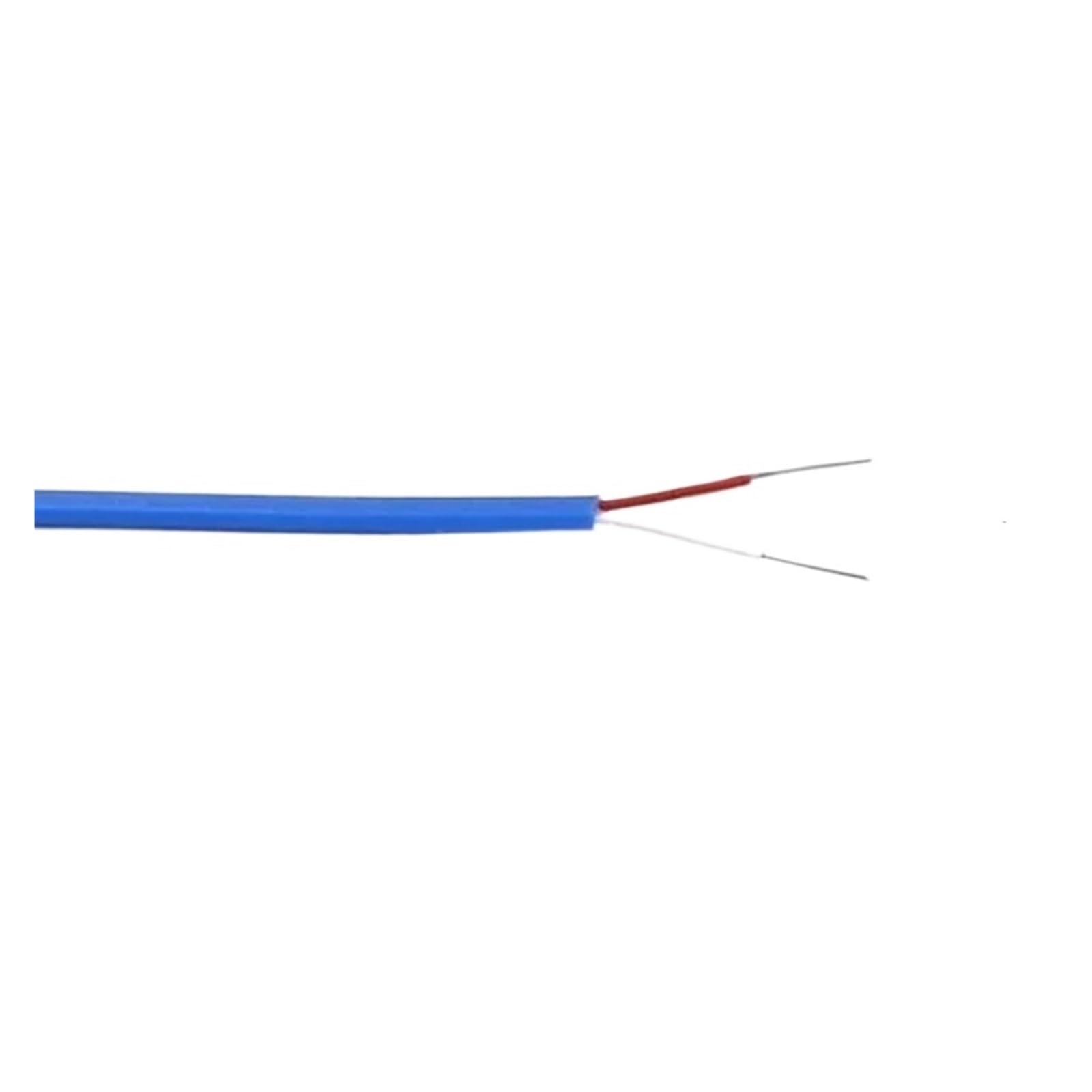 Fil de Thermocouple Type KJT, 2/5/10M, 2 noyaux, isolant en PTFE, ligne blindée, câble Compensation mesure(K Type 2x0.5,10m)