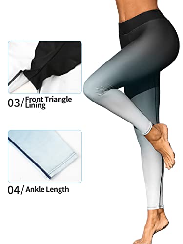 Image of ATTRACO Swimming Pants for Women High Waisted Swim Pants Swim Leggings Swim Tights