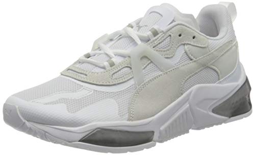 PUMA LQDCELL Optic Pax, Zapatillas de Gimnasio Unisex Adulto, Blanco White/Gray Violet, 39 EU