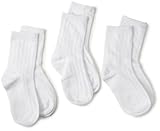 Country Kids Boys' Dress Rib Organic Crew 3 Pair Socks