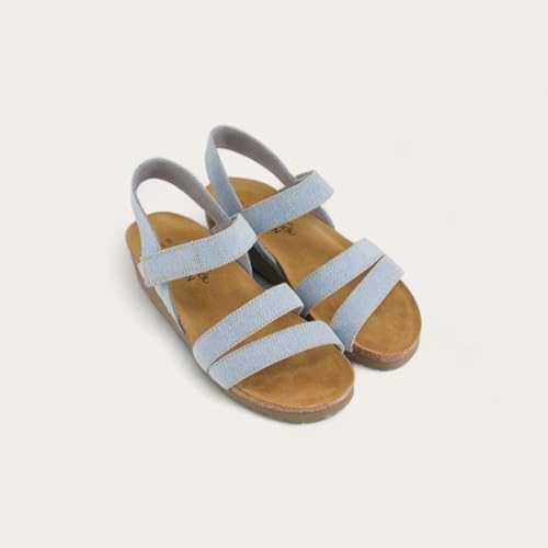 Image of NAOT Kayla Women's Sandals - Supportive 3-Strap Design with Backstrap, Cork & Latex Footbed - Arch Support - Travel-Friendly Comfortable Walking Sandals for All-Day Wear