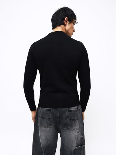 Image of High Star Men Acrylic Knitted Regular fit Highneck Full Sleeves Sweaters 28