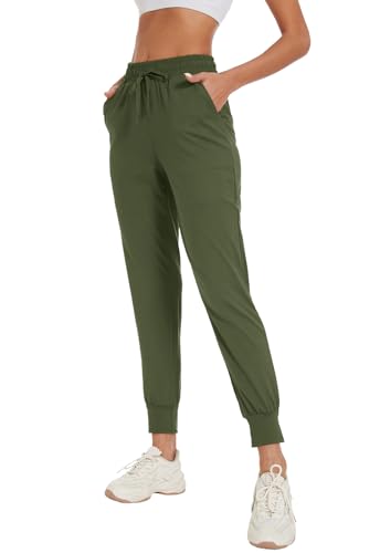 Pantalon de jogging fuselé BATHRINS vert militaire taille L pour homme