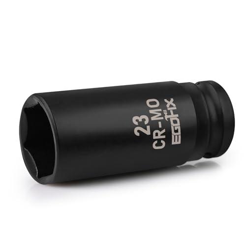 Image of 1 /2 inch Drive Deep Impact Socket, 23mm Socket, CR-MO, Metric, 6 Point