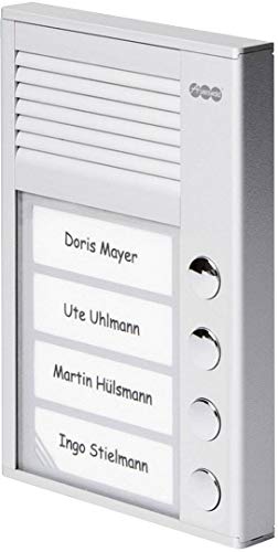 TFS-Dialog 204,Türsprechstelle 4Taster Für A/B aluminium