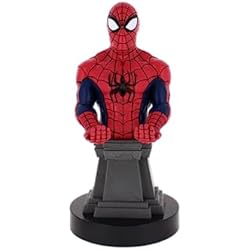 Soporte Para Celular Marvel Exquisite Gaming Cable Guy Spiderman, Soporte de sujeción o Carga para Mando de Consola y/o Smartphone de tu Personaje Favorito con Licencia de Marvel. Producto con Licencia Oficial