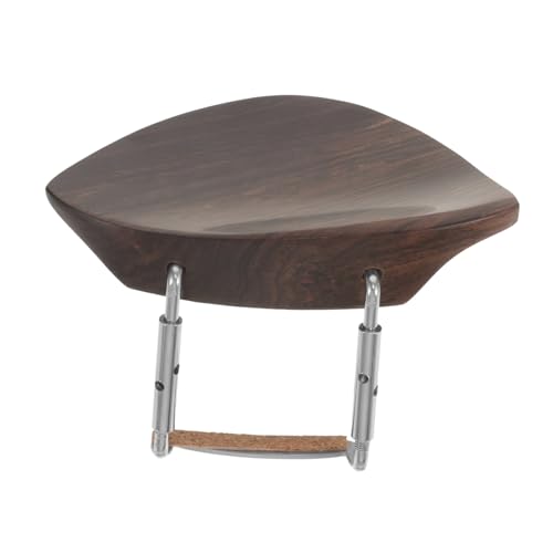 ibasenice Mentonera Ébano Para Violín Soporte Ergonómico Antideslizante Para Tocar Cómoda Accesorio Profesional Para Instrumentos Musicales