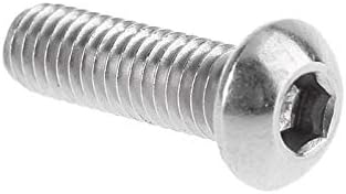 Generic 625pcs/Box M2-M6 Hex Socket Screws Bolts Nut Gasket Set Stainless Steel Socket Screw Fastener Assortment Kit - (Color: Silver)