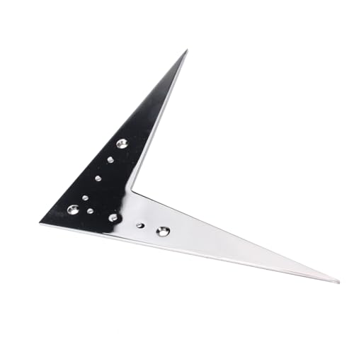 ERINGOGO Guitar Bridge Tailpiece Compatible with V Guitar Parts Solid Construction Easy to Install Chrome Finish Convenient Replacement Accessory