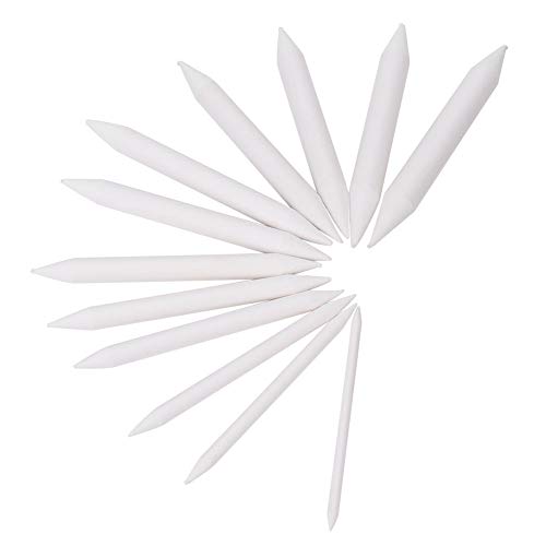 12 Pcs White Pen Blending Stumps Sketch Rub Drawing Tool Sketch Drawing Tool