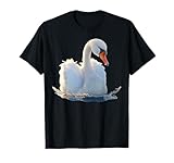 Cigno per tutti gli amanti del cigno muto. Scopri l'elegante mondo dei cigni bianchi con questo divertente costume da cigno per gli amanti dei cigni. Un regalo divertente per mamma cigno, papà cigno e appassionati di cigni bianchi e uccelli anatra.