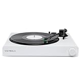 Victrola Stream Onyx - Wi-Fi Streaming 2-Speed Turntable with Bluetooth Output, Works with Sonos, UPnP Wi-Fi Streaming, Roon Ready Relay, Premium Moving Magnet Cartridge and Aluminum Tonearm (White)