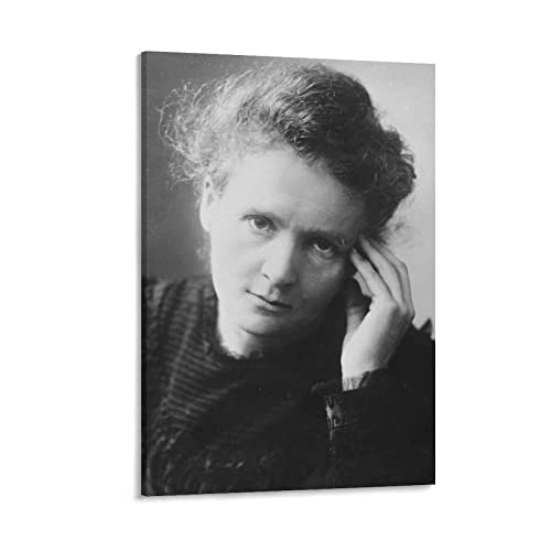WQBYDS Tableau Toile Decoration 30 * 50cm Senza Cornice The Physicist Marie Curie Think Bedroom Decorative Painting Posters Room Aesthetic