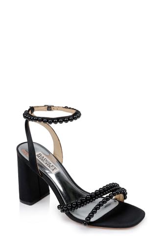 Badgley Mischka Feisty II Pearl Block Heel2