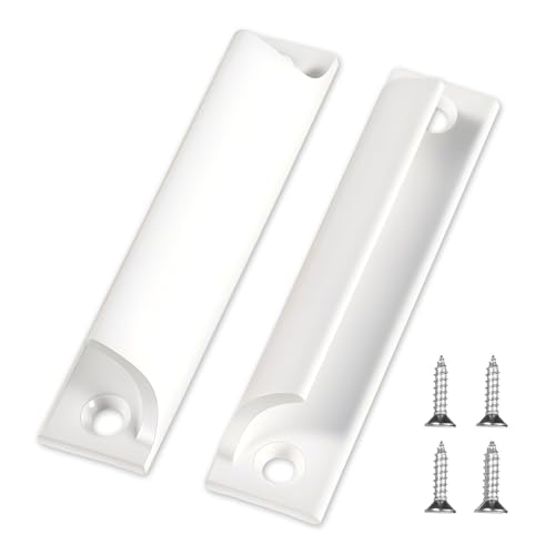Balkontürgriff Außen, Terrassentür Griff Weiß Balkontürgriff Mit Schrauben Terassentürgriff Außen Terassentür Griff Aussen Drawer Curved Handle Pull Für Türen Fenster Schubladen Schranktüren, 2 Stück Balkontürgriff Außen, Terrassentür Griff Weiß Balkontürgriff Mit Schrauben Terassentürgriff Außen Terassentür Griff Aussen Drawer Curved Handle Pull Für Türen Fenster Schubladen Schranktüren, 2 Stück