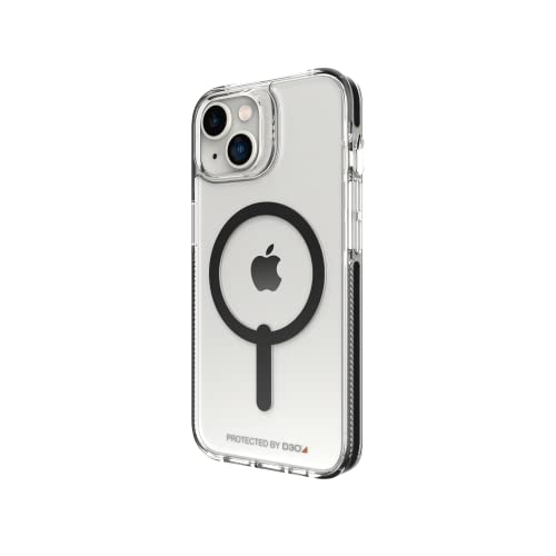 Image of ZAGG Gear4 Santa Cruz Snap Case for Apple iPhone 14, D30 Drop Protection Up to (13ft│4m), Wireless Charging Compatible, Reinforced Top, Bottom & Edges - Clear