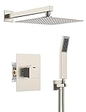 EMBATHER Shower System -Brushed Nickel Shower Faucet Sets with 10