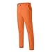 PETCDIM Slim Fit Calf Jeans for Men Button Up Skinny Straight Leg Denim Pants Fashion Low Rise Stretch Denim Jeggings S-3XL Orange