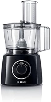 Bosch MultiTalent 3 MCM3201BGB 800W 2.3L Food Processor with 2 speeds, 1 litre blender and/Slicing/Grating/Beating attachments. - Black