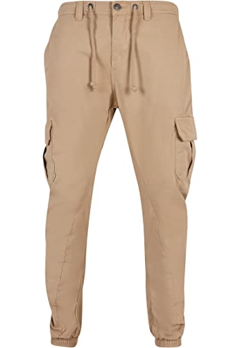 Urban Classics Pantalones cargo para correr, Pantalones deportivos Hombre, Beige (Unionbeige), L