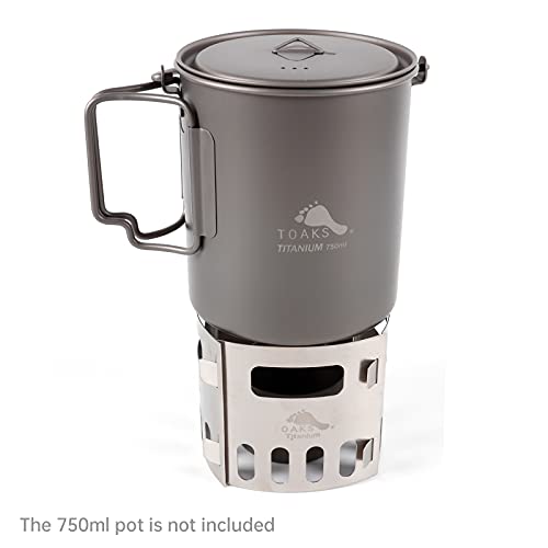 TOAKS Titan Alcohol Stove and Stand, Camping Survival in the Wild Travel (Alcohol Stove + 4 Stands) - Image 2