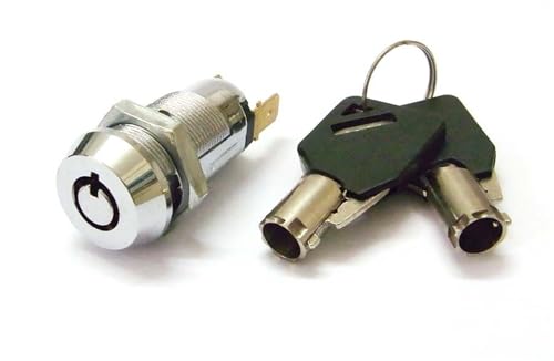 Cadenas double verrouillage interrupteur clé tubulaire ressort moto