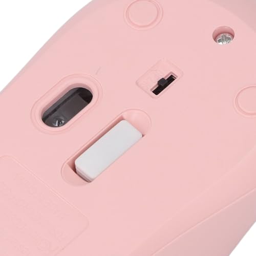 Ratón portátil para computadora rosa, ideal para trabajar en remoto con tu tableta 6