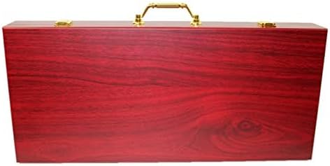 Miniatura 2 de American Mahjong - Juego de 166 azulejos de madera para azulejos y empujador (caja de madera)