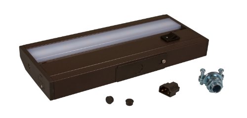 American Lighting ALC-8-DB LED Complete Under Cabinet Light, 3-Watt, 120-Volt Dimmable Warm White, 8-Inch, Dark Bronze