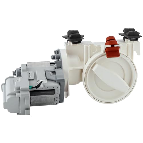 280187 8181684 Drain Pump Assembly Fit for Whirlpool Duet Maytag Epic Kenmore HE Front Load Washers Replace 8182819 8182821 285998 1200164 AP3953640 PS1485610 by AMI PARTS
