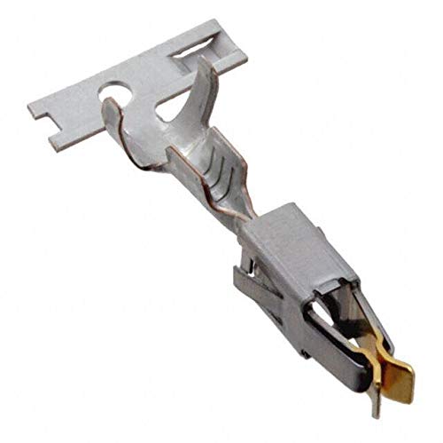 Davitu Cables, Adapters & Sockets - 100pcs 964286-1 car splices wire terminal Crimp terminal Non-insulated auto G126 female terminal - (Color Name: 1000piece)