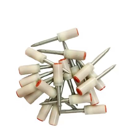 32mm 200PCS Steel Naked Nails for Mini Nails Gun Manual Power Tool Wall Anchor Wire Slotting for 7.3mm Mini Nail Gun
