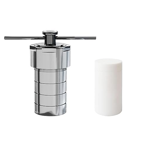 250 mL / 8.45 fl oz Hydrothermal Synthesis Autoclave Reactor with PTFE Lined PTFE High Temperature 230°C/446°F