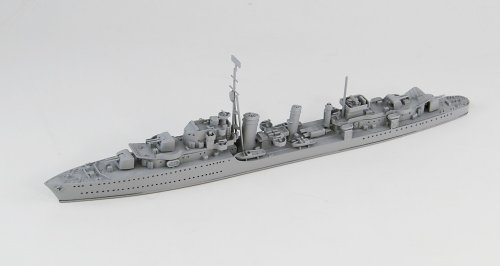 Maquette de bateau HMCS Huron 1944 destroyer canadien à monter échelle 1/700