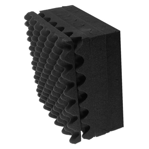 Didiseaon 6Piezas Almohadillas Acústicas Autoadhesivas de Aislamiento de Sonido para Habitables Material Espumoso Absorbente y Seguro para y