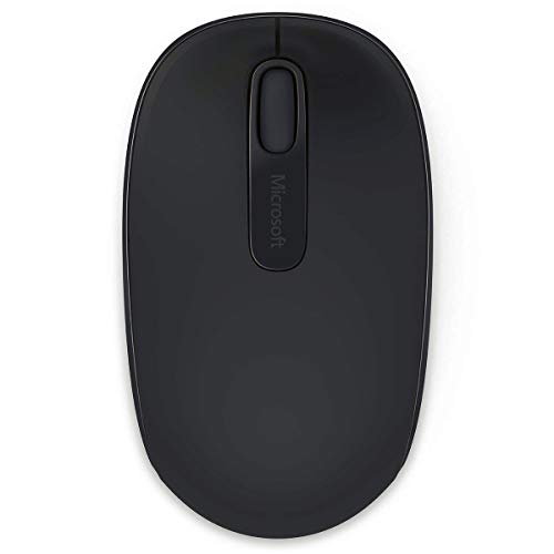Microsoft Wireless Mobile Mouse 1850 souris RF Sans fil + USB Ambidextre - Souris (Ambidextre, RF Sans fil + USB, Black)