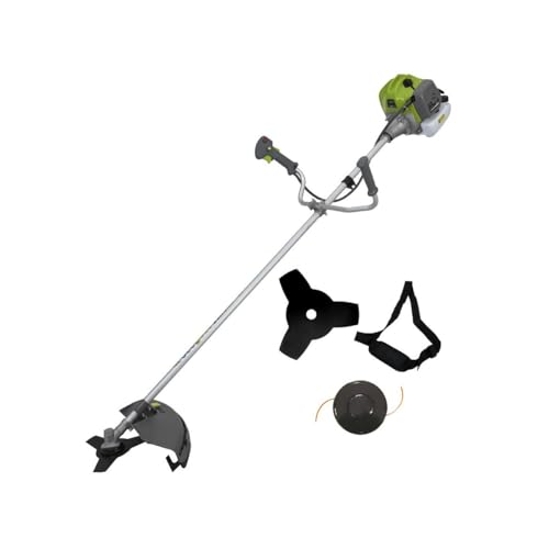 VITO - Débroussailleuse Thermique Puissante 43cm3 - Moteur 2T Lame 3 Dents Bobine de fil, Harnais Confort - Outil de Jardin