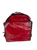 Mochila Bag Motoboy Com Isopor/Sem isopor - Delivery Pizza Lanches 45 L (VERMELHO COM ISOPOR)