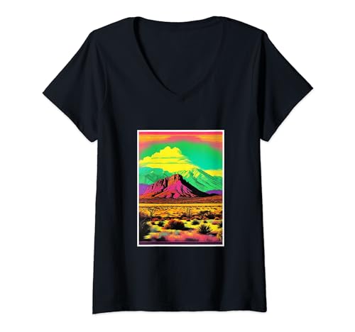 Camping Adventures Kindness in Every Step V-Neck T-Shirt