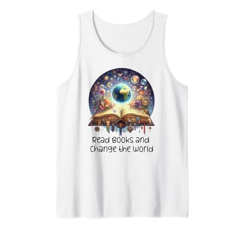 Read Books and Change World Reading Will Take You Everywhere Camiseta sin Mangas