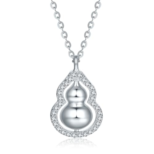 Colliers Pendants pour Femmes Gourde argentée idée cadeau anniversaire