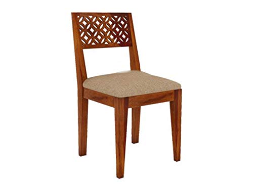 Image of Sheesham Wood Dining Table 6 Seater with Bench for Dining Room in Honey Finish
