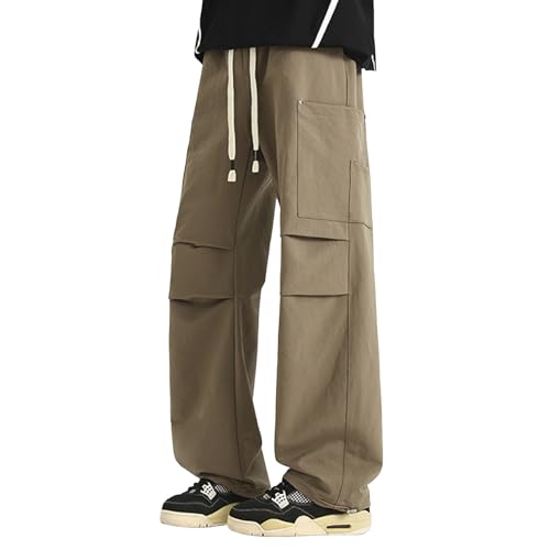 Pantalon décontracté extensible confortable doux léger homme avec poches outdoor