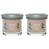 Yankee Candle Small Tumbler Scented Single Wick Jar Candle, Seaside Woods, Over 20 Hours of Burn Time, 4.3 Ounce (Pack of 2)