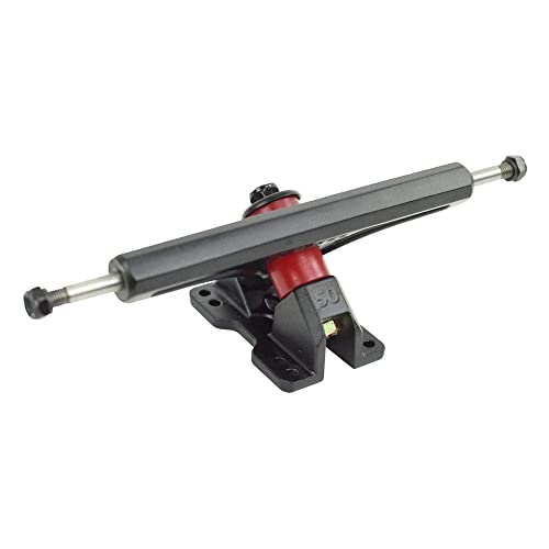 Arsenal Black Longboard Trucks 180 mm, 50 graus - Caminhões de skate resistentes para freeriding e s