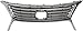 Garage-Pro Grille Assembly Compatible with 2013-2015 Lexus RX350 Silver Shell and Insert