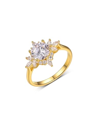 Bague de fiançailles moissanite D VVS1 en argent 925 de prestige joaillier