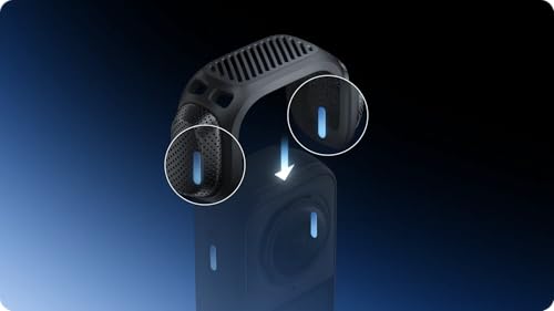 Insta360 Parabrisas de micrófono X5, filtro antiviento y protector de audio externo 4